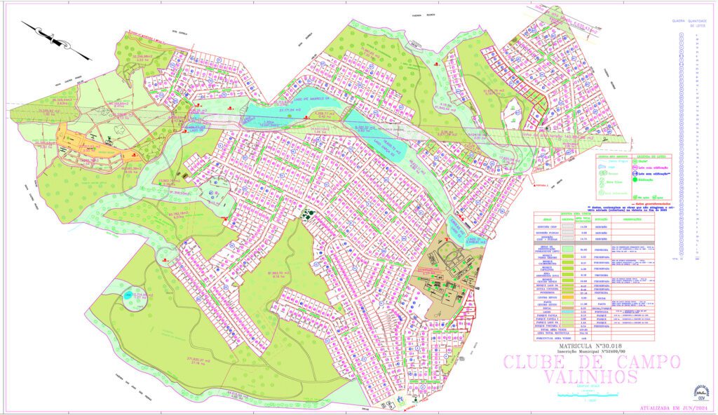 Mapa Clube de Campo Valinhos